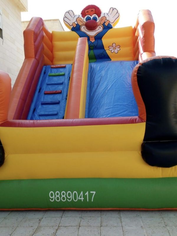 Clown bouncy castle 