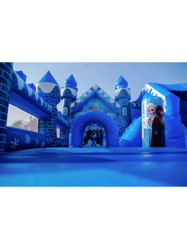 Frozen bouncy castle