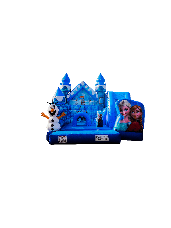 Frozen bouncy castle
