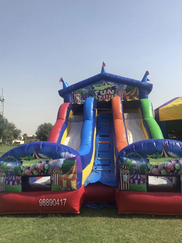 Funfair bouncy castle