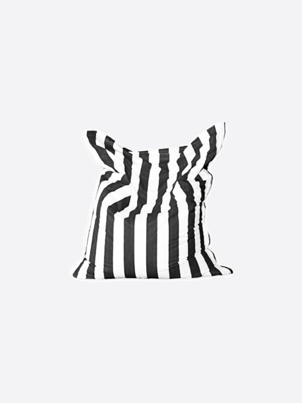 Striped Beanbag - Brown